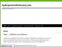 Sites similar to hydroponicsdictionary.com