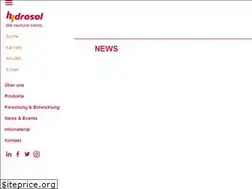 Sites similar to hydrosol.de