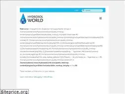 Sites similar to hydrosolworld.com