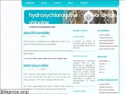 Sites similar to hydroxychloroquinemd.com