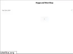 Sites similar to hyggeandwestshop.com