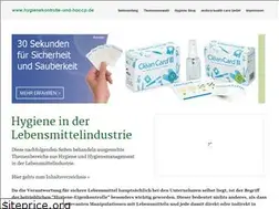 Sites similar to hygienekontrolle-und-haccp.de