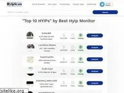 Sites similar to hyipscan.org