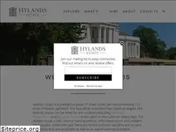 Sites similar to hylandsestate.co.uk
