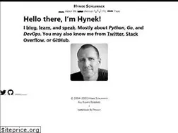 Sites similar to hynek.me