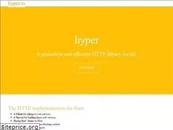 Sites similar to hyper.rs