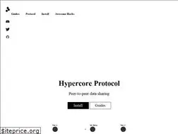 Sites similar to hypercore-protocol.org