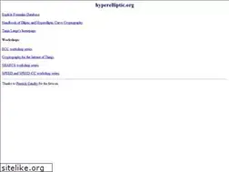 Sites similar to hyperelliptic.org