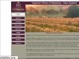 Sites similar to hyperionwines.co.nz