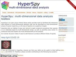 Sites similar to hyperspy.org