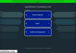 Sites similar to hypertension-cholesterol.com