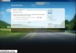 Sites similar to hypertension2.blogspot.com
