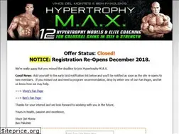 Sites similar to hypertrophymax.com