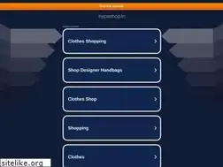 Sites similar to hypeshop.in