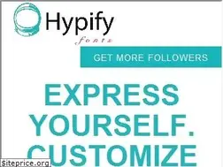 Sites similar to hypifyfonts.com