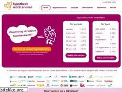 Sites similar to hypotheek-rentetarieven.nl