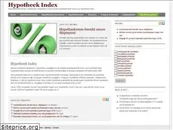 Sites similar to hypotheekindex.nl