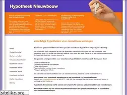 Sites similar to hypotheeknieuwbouw.nl