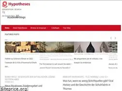 Sites similar to hypotheses.org