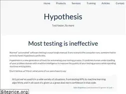 Sites similar to hypothesis.works