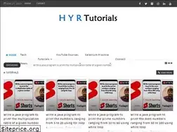 Sites similar to hyrtutorials.com