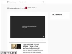 Sites similar to hyrumzolman.com