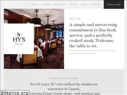 Sites similar to hyssteakhouse.com