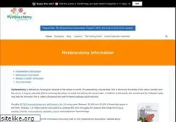 Sites similar to hysterectomy-association.org.uk