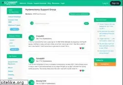 Sites similar to hysterectomy.supportgroups.com