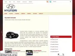 Sites similar to hyundaimanuals.org