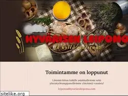 Sites similar to hyvarisenleipomo.com