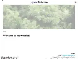 Sites similar to hywelcoleman.com