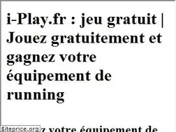 Sites similar to i-play.fr