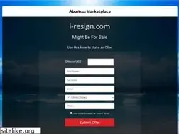 Sites similar to i-resign.com