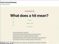 Sites similar to i-want-to-know-marketing.com