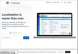 Sites similar to i18nexus.com