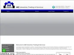 Sites similar to iaeindustries.com.my