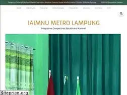 Sites similar to iaimnumetrolampung.ac.id