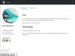 Sites similar to iainmclaren.com