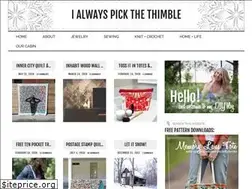Sites similar to ialwayspickthethimble.com
