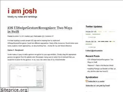 Sites similar to iamjosh.wordpress.com