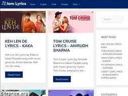 Sites similar to iamlyrics.com