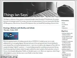 Sites similar to ian-says.com