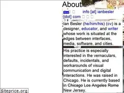 Sites similar to ianbesler.com