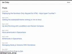 Sites similar to ianoxley.com