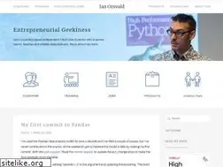Sites similar to ianozsvald.com