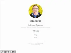 Sites similar to ianrufus.com
