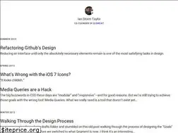 Sites similar to ianstormtaylor.com