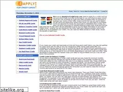 Sites similar to iapplyforcreditcards.com