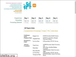 Sites similar to iasdr2009.org